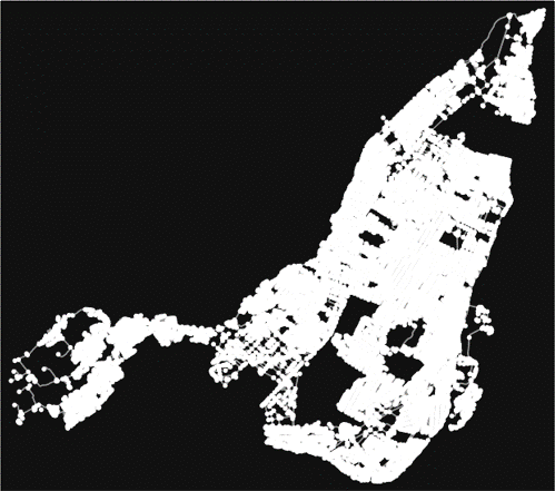 NetworkX representation of Montreal